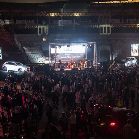 El nuevo Clase A ilumina Murcia El nuevo Clase A ilumina Murcia