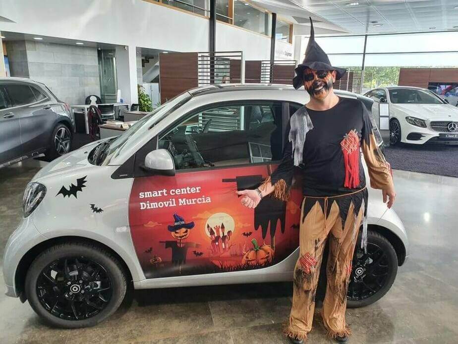 Dimovil expondrá por Halloween su smart fortwo en Nueva Condomina